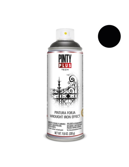 E3/95784 Pintura En Spray Pintyplus Tech Pintura Forja 520Cc  Negro Fj104