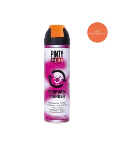 E3/95855 Pintura En Spray Pintyplus Tech Marcador Eventos 650 Cc Naranja T143