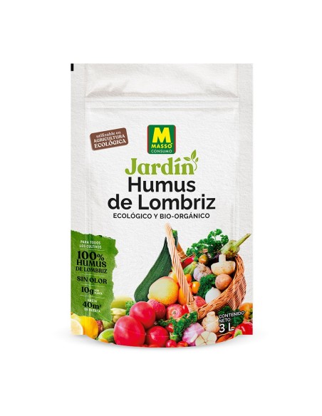 ABONO HUMUS 100% DE LOMBRIZ ECO 3l MASSÓ