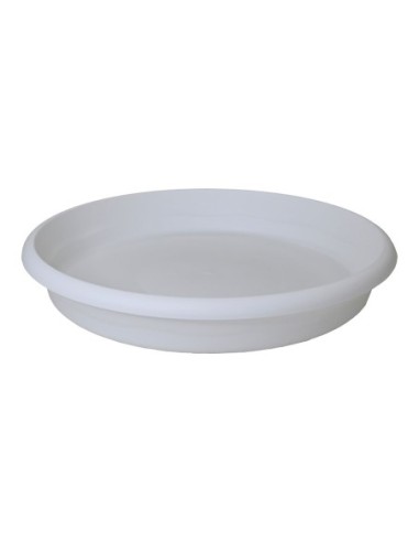 PLATO DE INYECCION PARA MACETA TERRA Ø16cm BLANCO PLASTIKEN