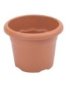 MACETA DE INYECCION COLOR TERRACOTA Ø22cm PLASTIKEN