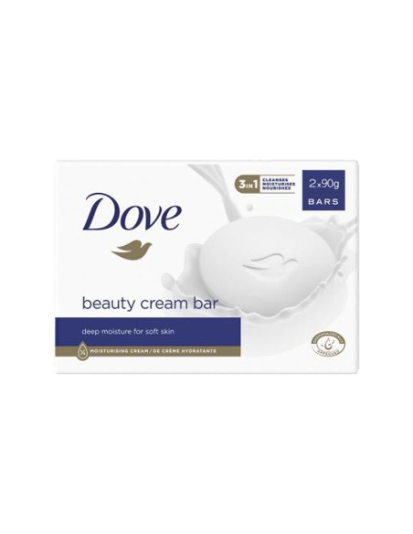 Pack Dove jabón en pastilla 2x90g.