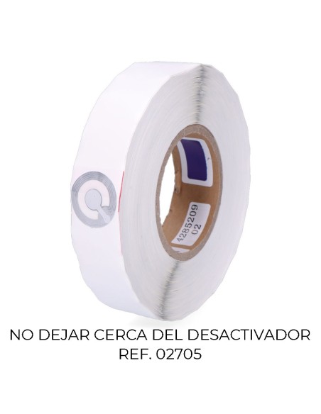 PACK 2000 ETIQUETAS ANTI ROBO CIRCULAR 2900 33 MM 7666078 CHECKPOINT