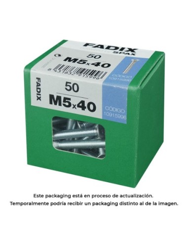 CAJA L 50 uds. TORNILLO METRICA CP M 5x40mm FADIX