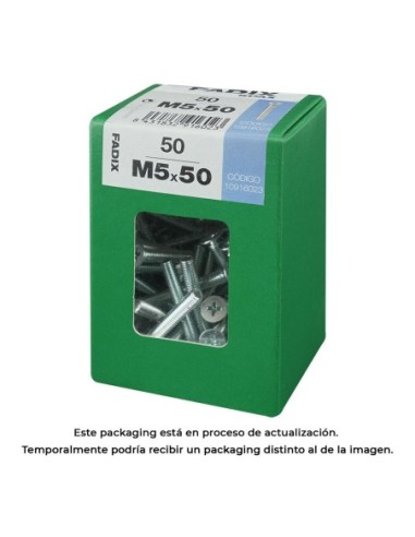 CAJA L 50 uds. TORNILLO METRICA CP M 5x50mm FADIX