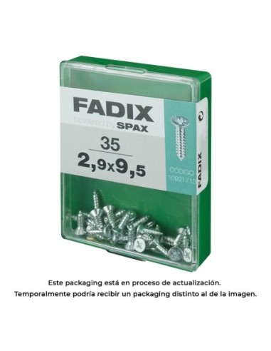 CAJA M 35 uds. TORNILLO ROSCA CHAPA CP CINC 29x95mm FADIX