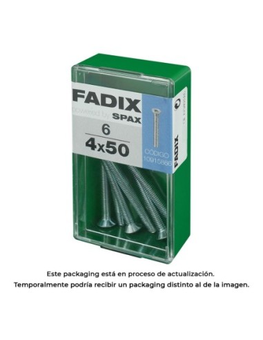 CAJA S 6 uds. TORNILLO METRICA CP M 4x50mm FADIX