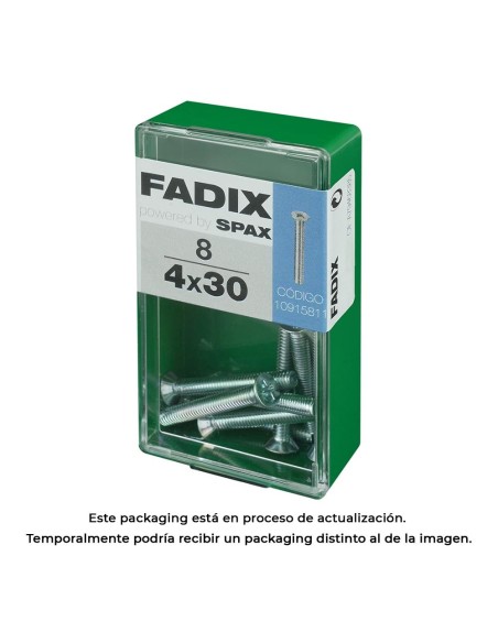 CAJA S 8 uds. TORNILLO METRICA CP M 4x30mm FADIX