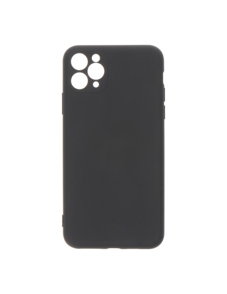 Carcasa negra de plástico Soft Touch para iPhone 11 PRO MAX