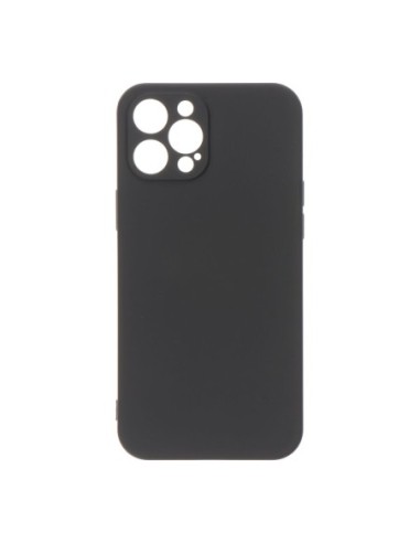 Carcasa negra de plástico Soft Touch para iPhone 12 PRO MAX