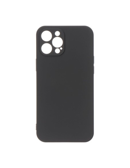 Carcasa negra de plástico Soft Touch para iPhone 12 PRO MAX