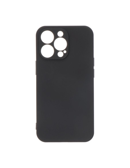 Carcasa negra de plástico Soft Touch para iPhone 13 PRO