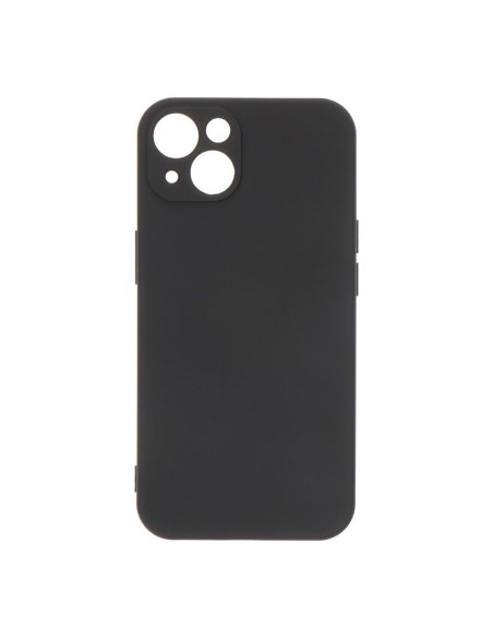 Carcasa negra de plástico Soft Touch para iPhone 13