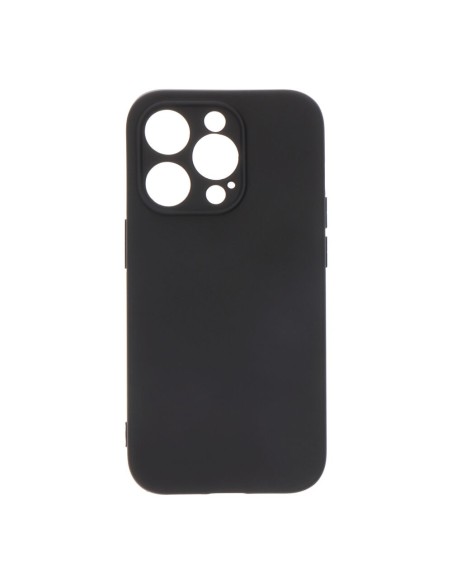 Carcasa negra de plástico Soft Touch para iPhone 14 PRO