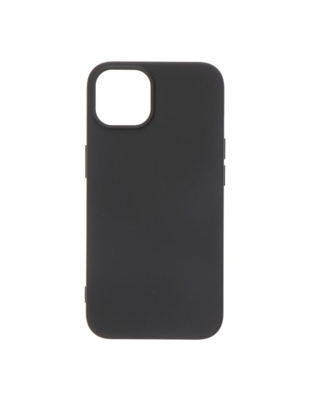 Carcasa negra de plástico Soft Touch para iPhone 14