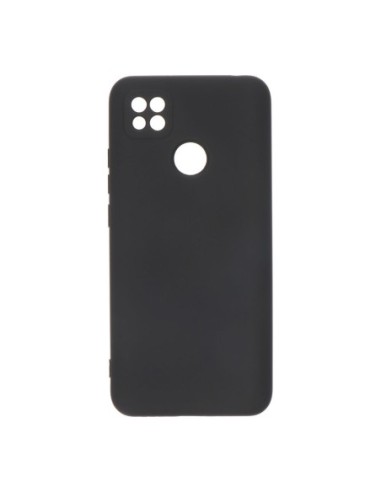 Carcasa negra de plástico Soft Touch para REDMI 9c