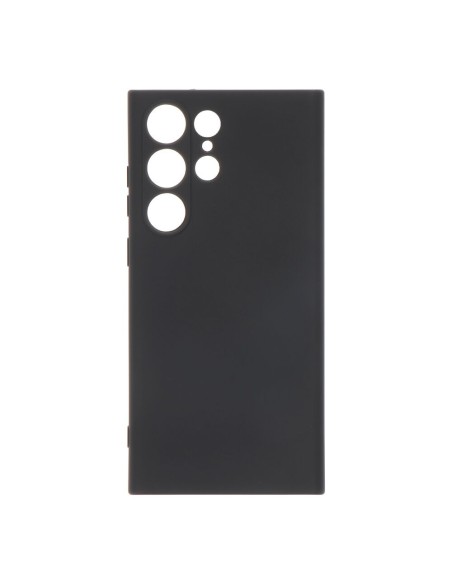 Carcasa negra de plástico Soft Touch para SAMSUNG S23 Ultra