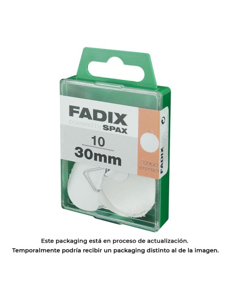 CAJA M 10 uds. COLGANTE AUTOADHESIVO 30mm FADIX