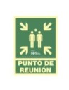 E3/08956 SEÑAL DE EVACUACIÓN "PUNTO DE REUNION" CLASE B (PVC 0.7MM)  22.4X30CM