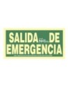 E3/09002 SEÑAL DE EVACUACIÓN SALIDA DE EMERGENCIA (PVC 1MM) CLASE A 30X15CM