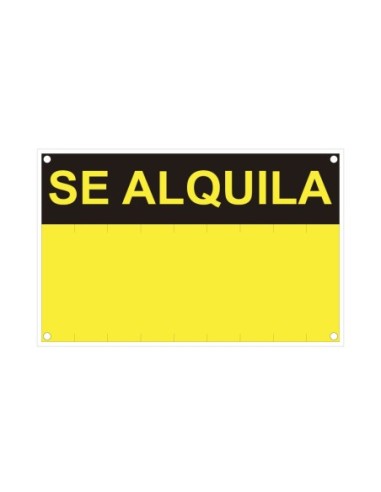 E3/08875 CARTEL SE ALQUILA (PVC 0.4MM) 45X70CM (CAT)