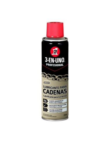 LUBRICANTE PARA CADENAS 250ML 34470 3 EN 1