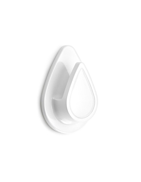 E3/66536 COLGADOR RESISTENTE AL AGUA MOD. GOTA BLANCO (BLISTER) INOFIX