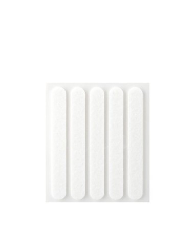 E3/66712 PACK 5 FIELTROS BLANCO SINTETICOS ADHESIVOS 95X12MM PLASFIX INOFIX