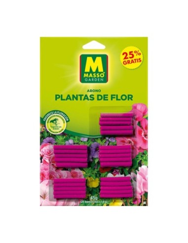 E3/74786 BASTONCITOS FERTILIZANTES PLANTAS DE FLOR 45g   231101 MASSÓ