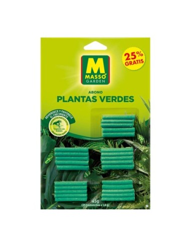 E3/74785 BASTONCITOS FERTILIZANTES PLANTAS VERDES 45gr  231100 MASSÓ