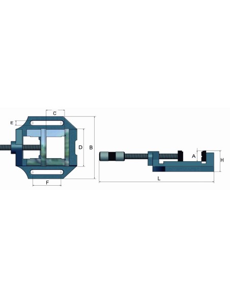 OPTIMUM 3000075 MORDAZA MSO 75MM