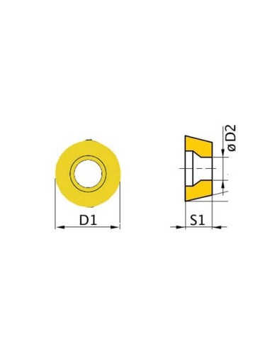 OPTIMUM 3441702 PLAQUITA HM ISO RNMG1003MO 5UND