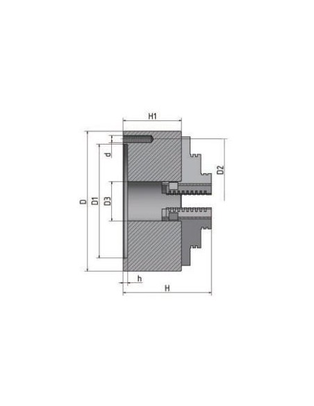 OPTIMUM 3442710 PLATO 3 GARRAS 100MM QUANTUM