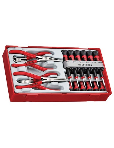 TENGTOOLS 104450101 JGO MINI DESTORNILLADORES Y MINI ALICATES TTMI16