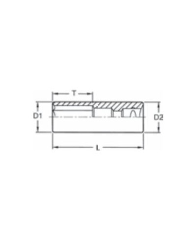 TENGTOOLS 114910102 VASO DE IMPACTO LARGO 1 24 MM 910624