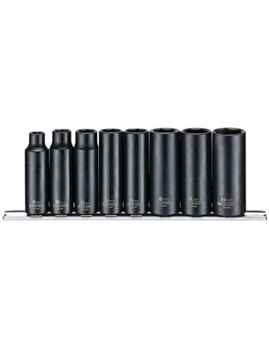 TENGTOOLS 114960206 JUEGO VASOS IMPACTO LARGOS 1/2 9126 10PZAS