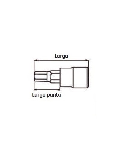 TENGTOOLS 117450809 VASO 1/2 HEX 17 MM