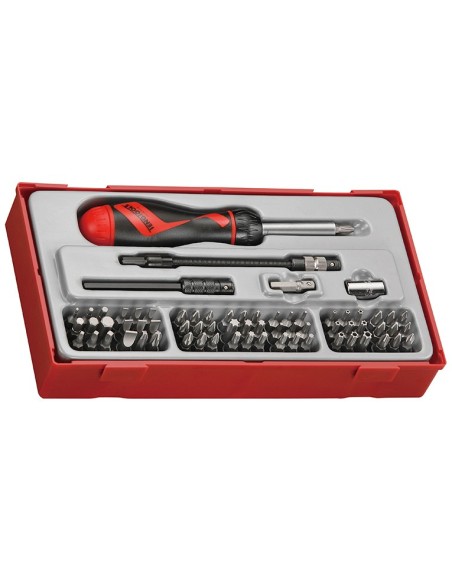 TENGTOOLS 144030103 JGO DESTORNILLADOR CARRACA TTMD74 74 PZAS