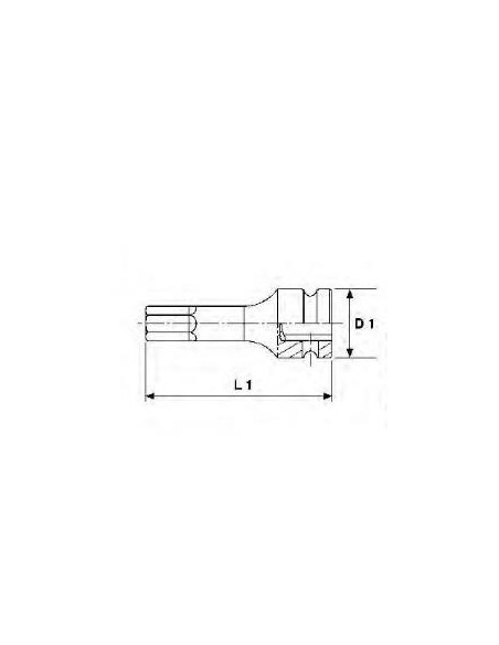 TENGTOOLS 151420106 VASO DE IMPACTO HEX 1/2 5MM 921505-C