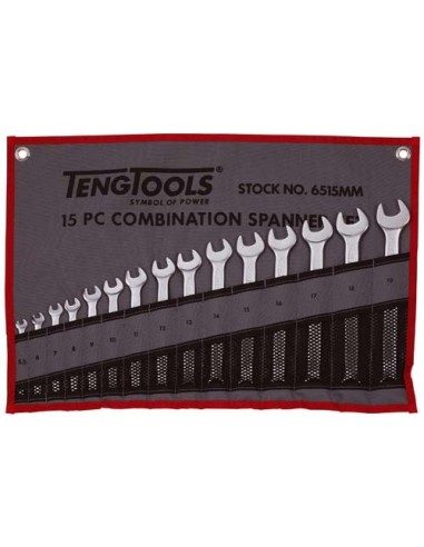 TENGTOOLS 151590304 JUEGO DE LLAVES COMBINADAS 6515MM