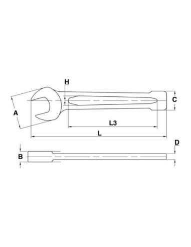 TENGTOOLS 160740106 LLAVE FIJA DE GOLPE 24 902024