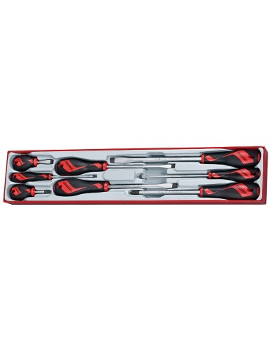 TENGTOOLS 174500108 JGO DESTORNILLADORES STANDARD Y CORTOS TTX918N