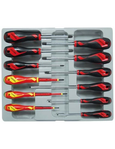 TENGTOOLS 178210209 JUEGO DESTORNILLADORES COMBI MD912N1 12 PZAS