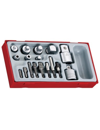 TENGTOOLS 185800109 JUEGO DE ADAPTADORES 1/4-3/8-1/2-3/4 TTADP17