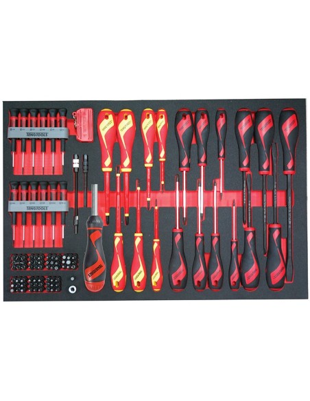 TENGTOOLS 186160107 JUEGO DESTORNILLADORES Y PUNTAS TTEMD98N 98 PZAS