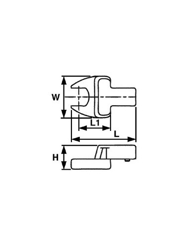 TENGTOOLS 186300604 INSERTO LLAVE ABIERTA 690512 12MM