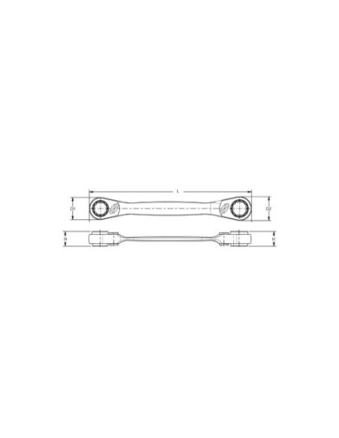 TENGTOOLS 231410200 LLAVE CARRACA 16/17-18/19 MM 60051619RX