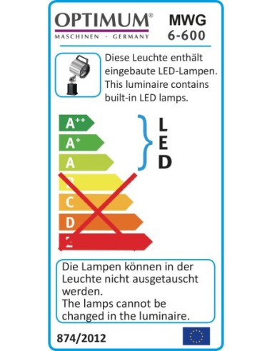 OPTIMUM 3351052 LAMPARA LED MWG 6-600 - 200+200