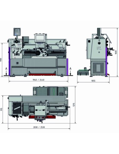 OPTIMUM 3462070 TORNO P/METAL TH4215 D