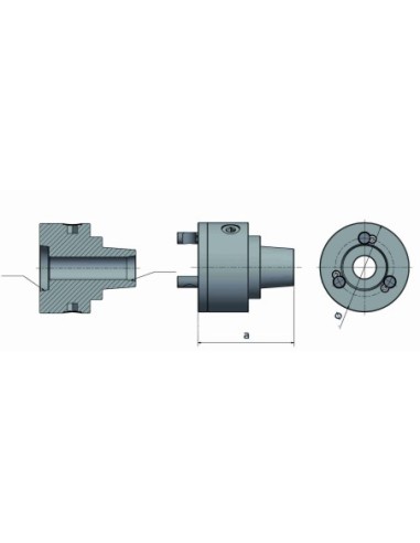 OPTIMUM 3441554 PLATO PORTAPINZAS CAMLOCK 4